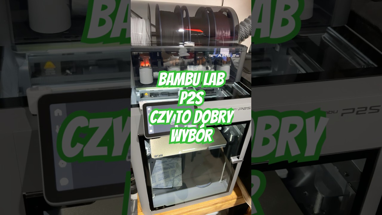 Czekam na wasze opinie #bambulab #p2s #druk3d #ams2 #niedzielnystolarz