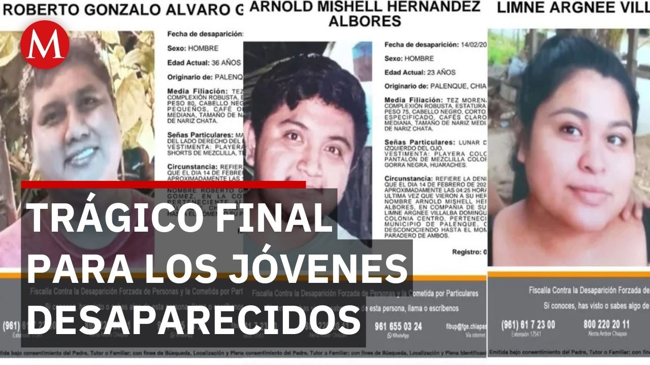 Hallan sin vida a tres jóvenes desaparecidos en límites de Chiapas y Tabasco
