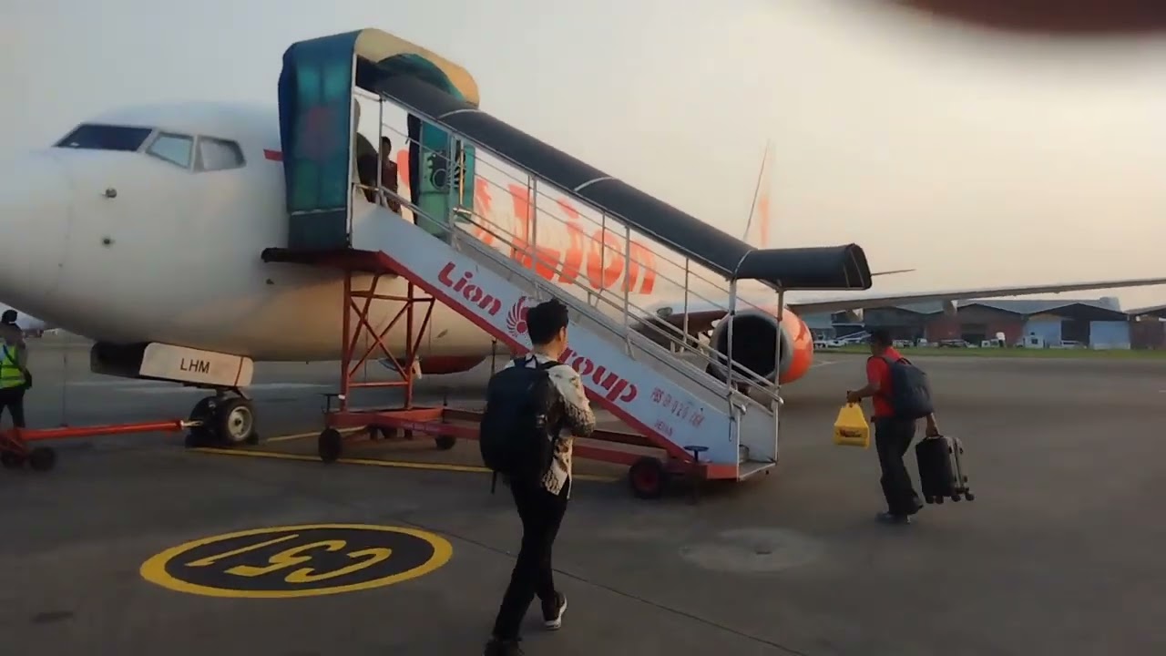 Perjalanan dari Jakarta ke bandar Lampung lewat pesawat lion air