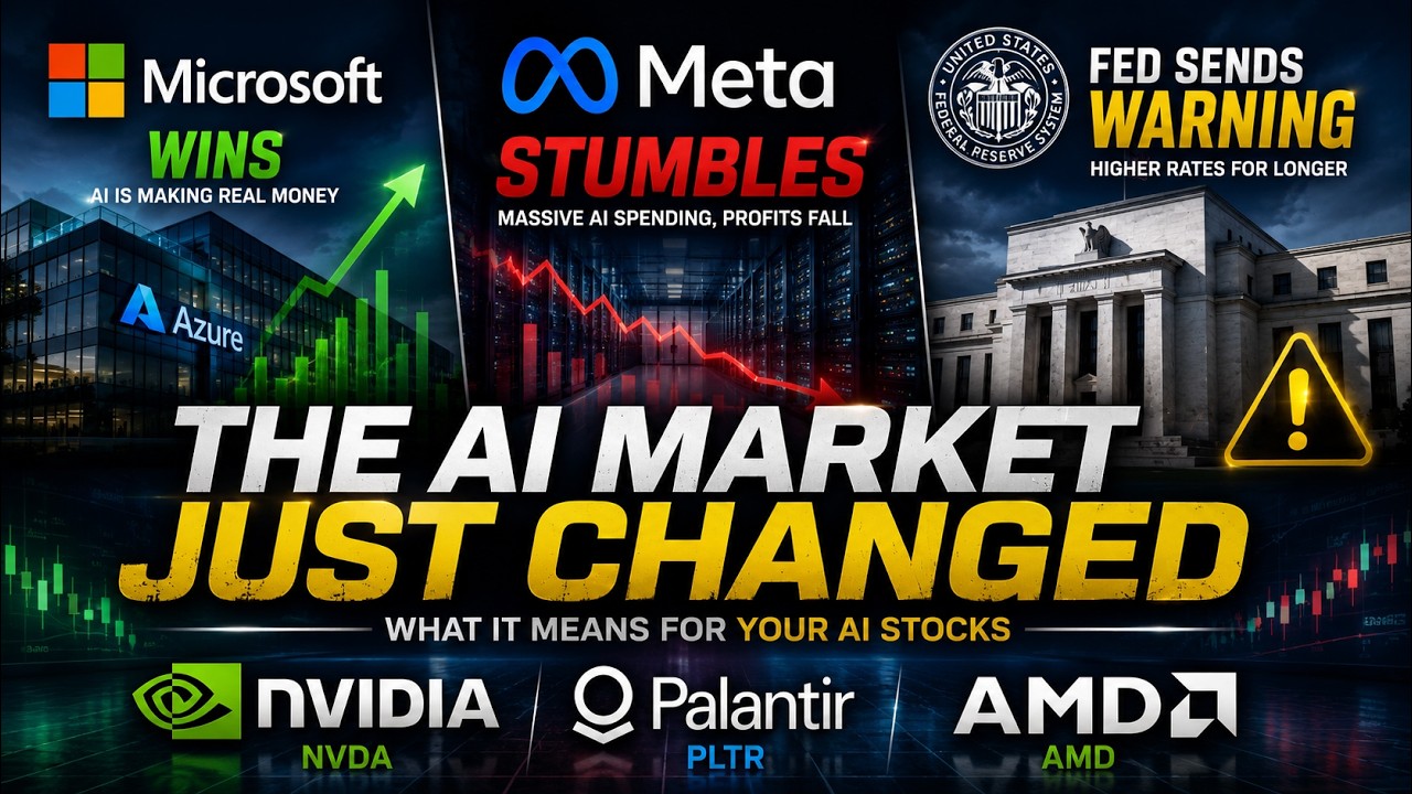 Warning:The AI Market Just Changed: Microsoft Wins, Meta Stumbles, Fed Sends Warning