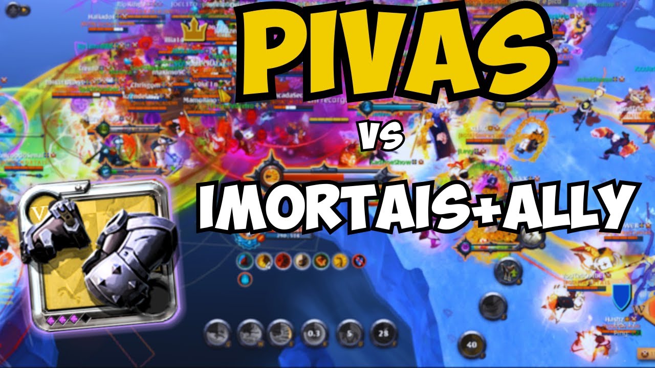 ZVZ ALBION ONLINE PIVAS 26% VS ALLY POEPE E IMORTAIS 36% OPEN WORLD #albion #albiononline