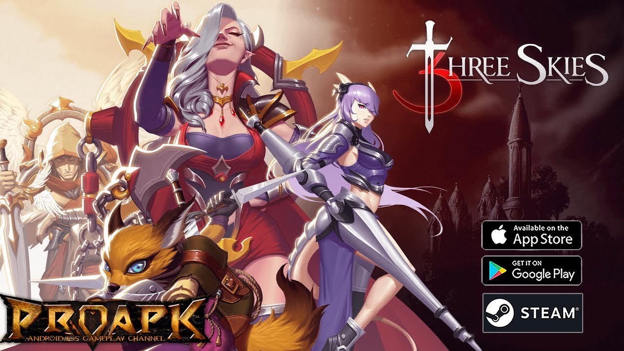 Three Skies Gameplay Android / iOS / PC (Official Launch)