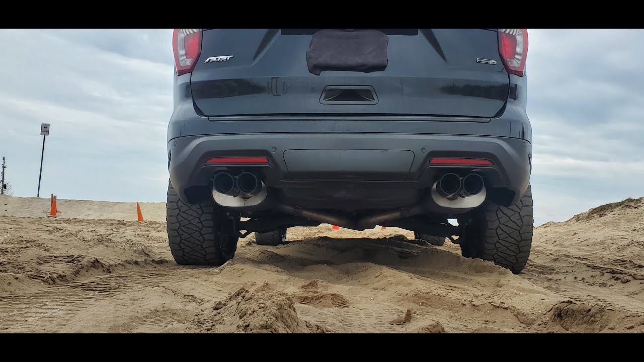Driving The Beach In My Explorer Sport