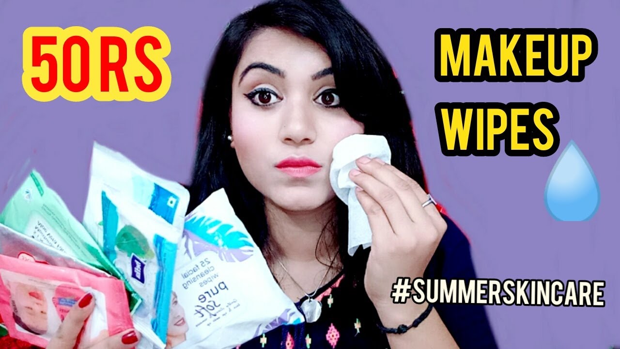 TOP 7 FACIAL WIPES/ MAKEUP REMOVER UNDER 50 rupees || Summer + AFFORDABLE skincare || @lovebeautybee