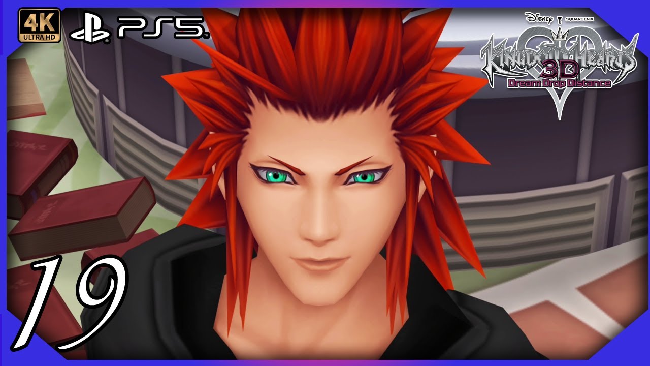 Kingdom Hearts 3D - Lea (Axel) talks to Aeleus and Ienzo in 4K - DDD #19