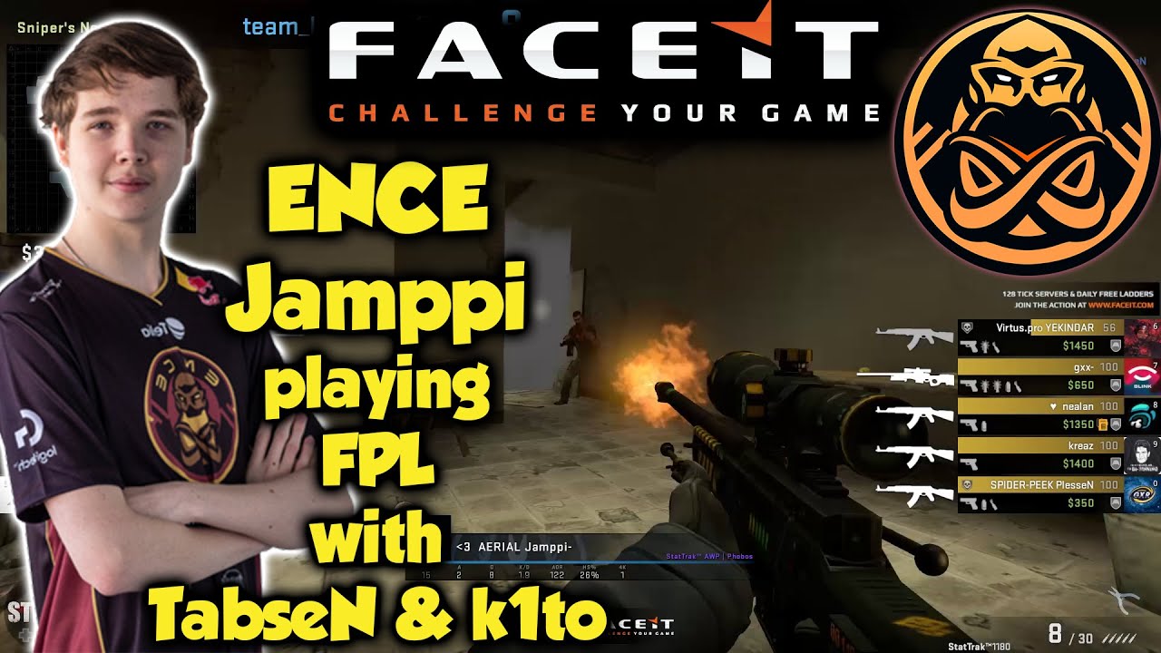 ENCE Jamppi ON FIRE at Faceit with TabseN & k1to