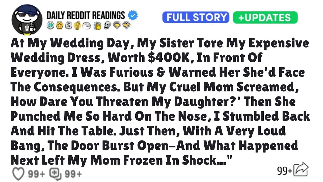 At My Wedding Day, My Sister Tore My Expensive Wedding Dress, Worth $400K, In Front Of Everyone.