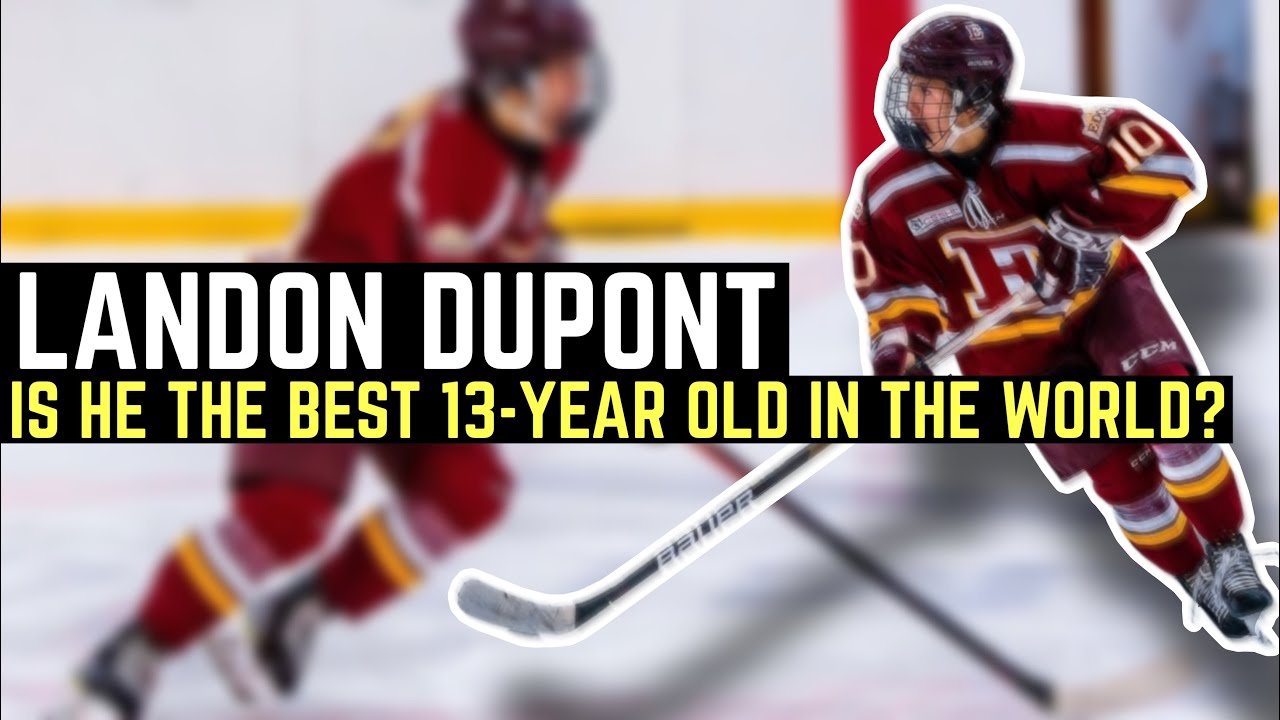 Landon DuPont is the Best 13-Year Old Hockey player in the world!