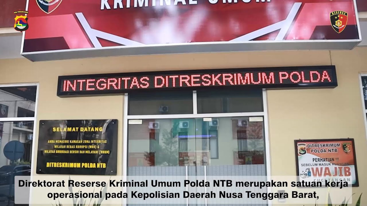 Selayang Pandang Ditreskrimum Polda NTB