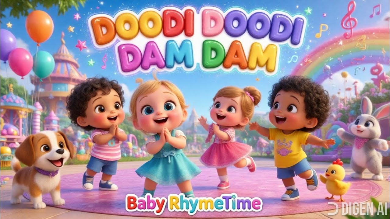 🎵 Dudi Dudi Dudi Dam Dam – Super Fun Baby Dance Song for Kids! 💃🕺