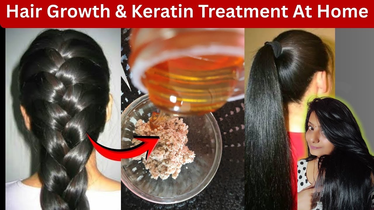 Fast Hair Growth & Keratin Treatment at Home|Frizzy to Silky Hair in 1 Wash!|20X Faster Hair Growth
