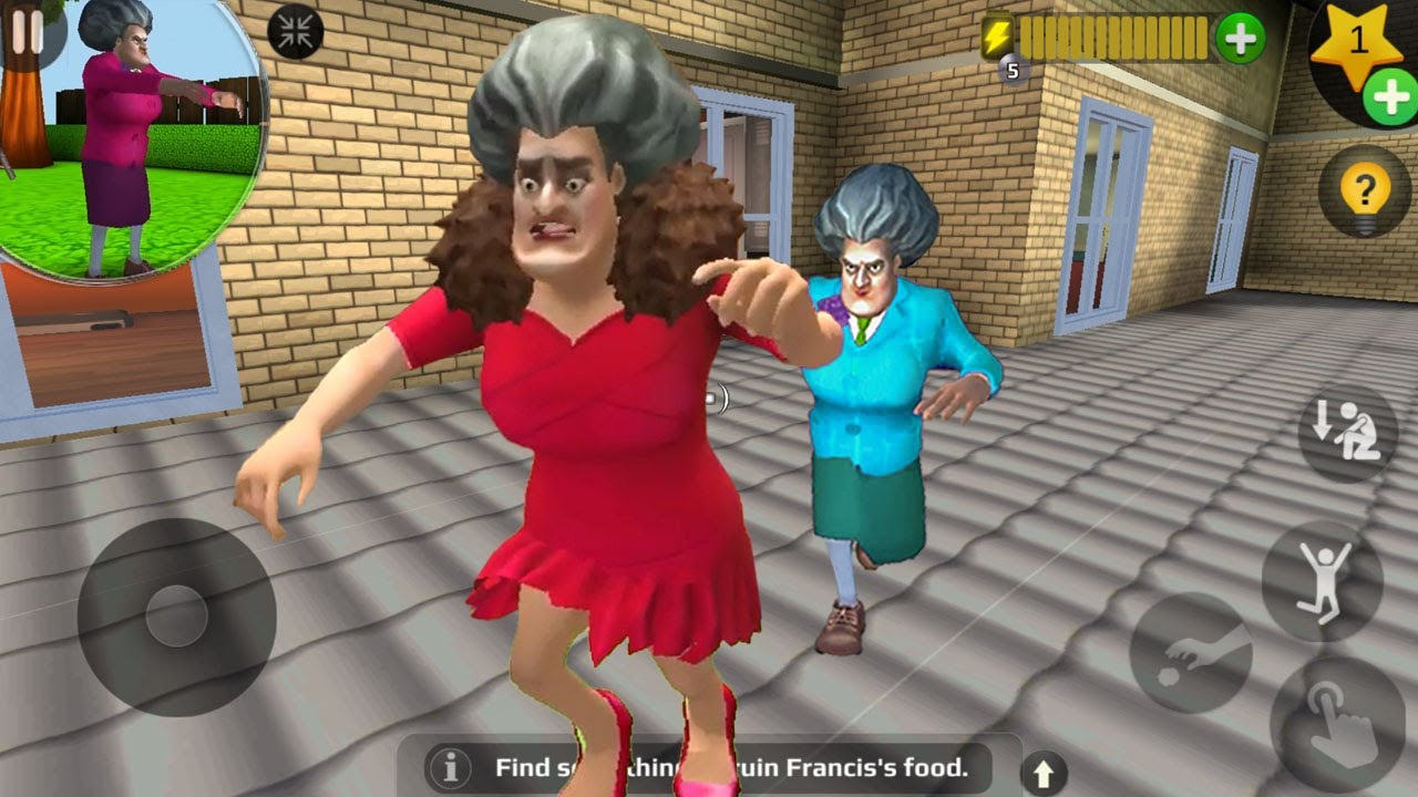 Scary Teacher 3D Playing As Nick Chapter Update Funny Episode Troll Miss T and Friends All Day!