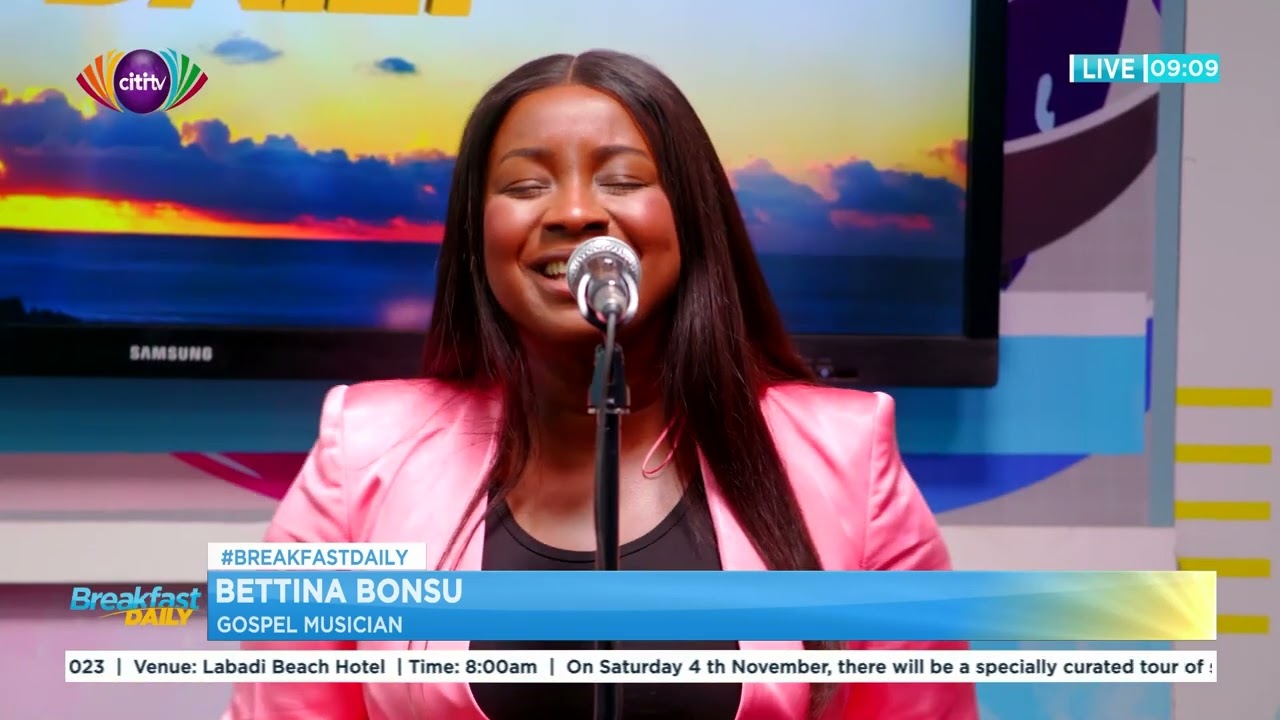 Bettina Bonsu performs on #BreakfastDaily