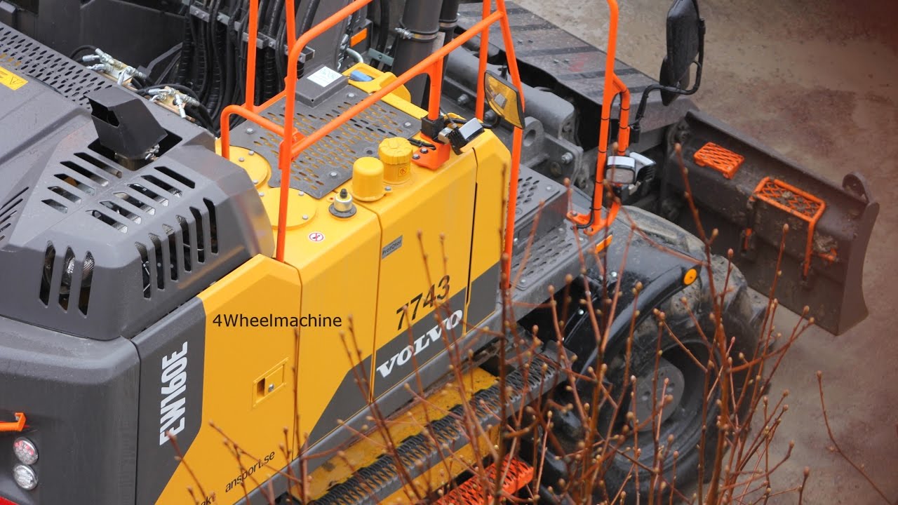 EW160E Volvo Wheeled Excavator Steelwrist/SMP