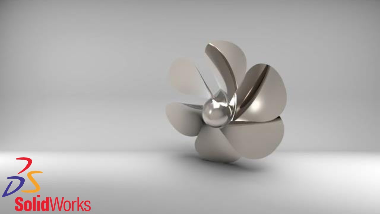 Solidworks Tutorials # 35 Hot to Make a Propeller Design in Solidworks  BY SOLIDWORKS_EASY_DESIGN.