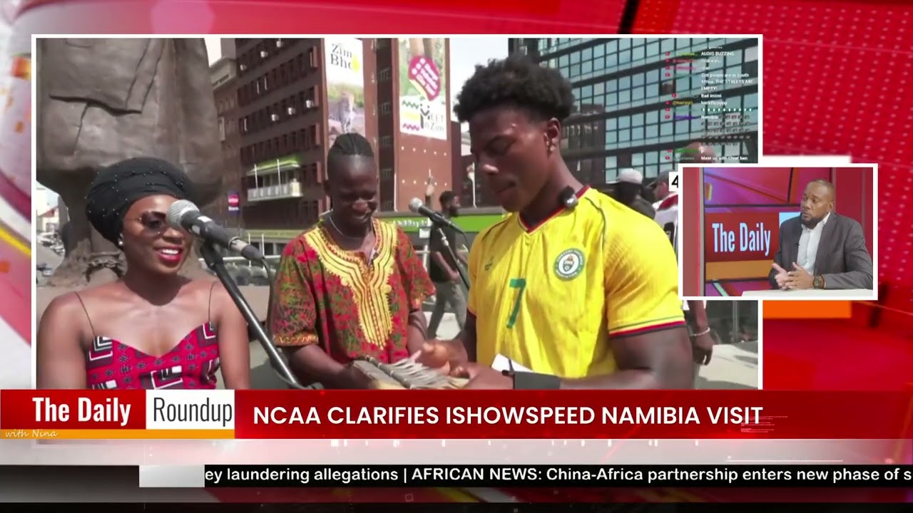 THE DAILY ROUNDUP WITH NINA | IShowSpeed’s Namibia visit faces aviation clearance issues - nbc