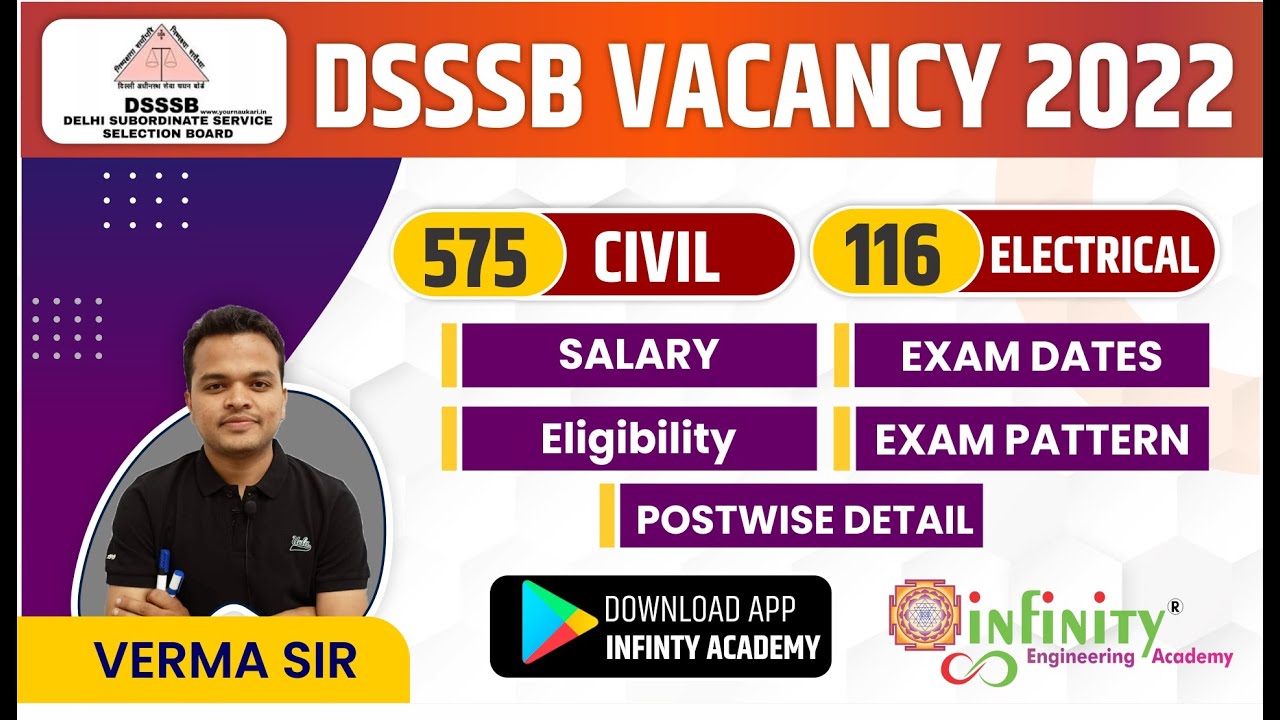 DSSSB JE Vacancy 2022 | DSSSB JE Recruitment 2022 | DSSSB JE Civil JE Syllabus | DSSSB JE Update