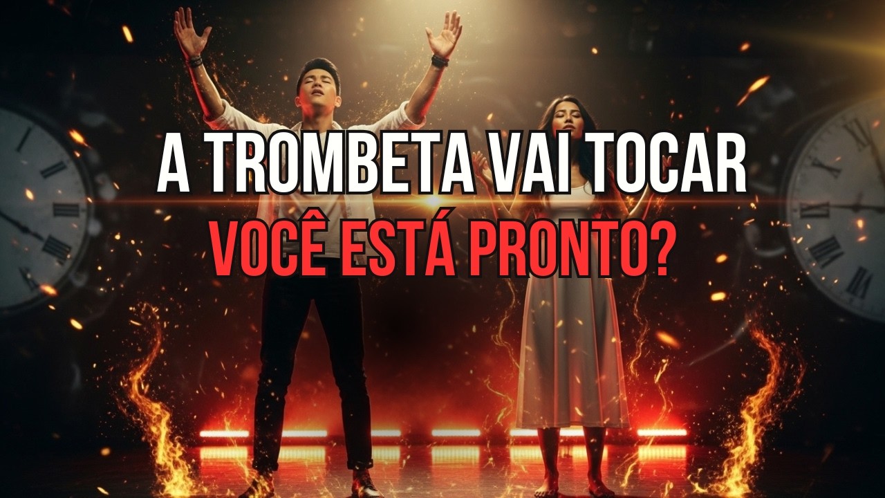 A TROMBETA VAI TOCAR… VOCÊ ESTÁ PRONTO? 🚀🔥 #vigiar #fogo #azeite #gospel #jesus #pentencostes #fe