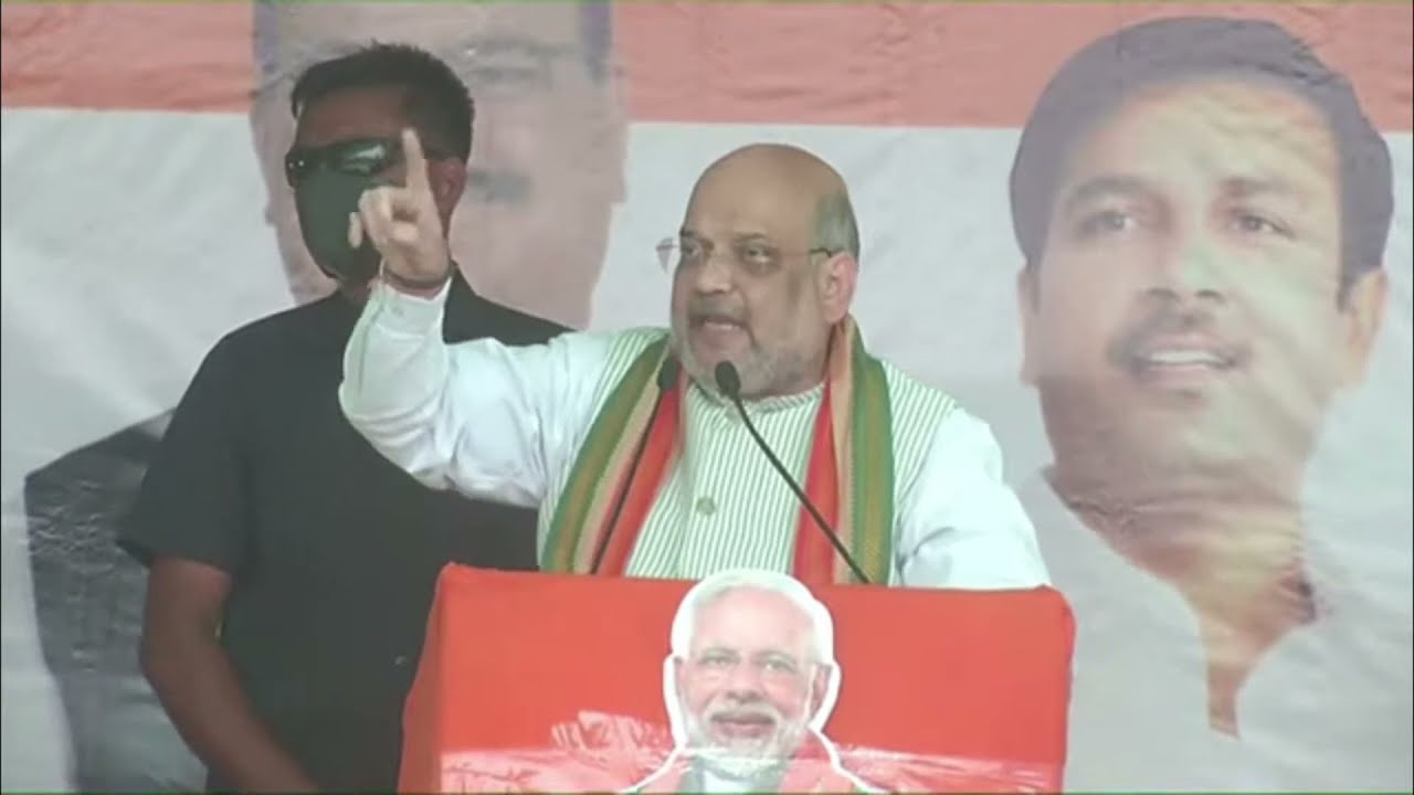 HM Shri Amit Shah addresses public meeting in Purulia, West Bengal