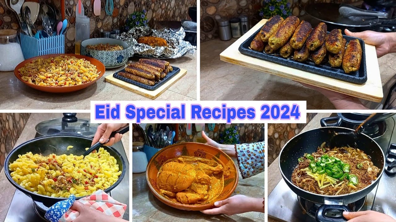 Eid Special Recipes 2024 | 4 Famous Pakistani Dawat Recipes | Eid Dawat Complete Menu