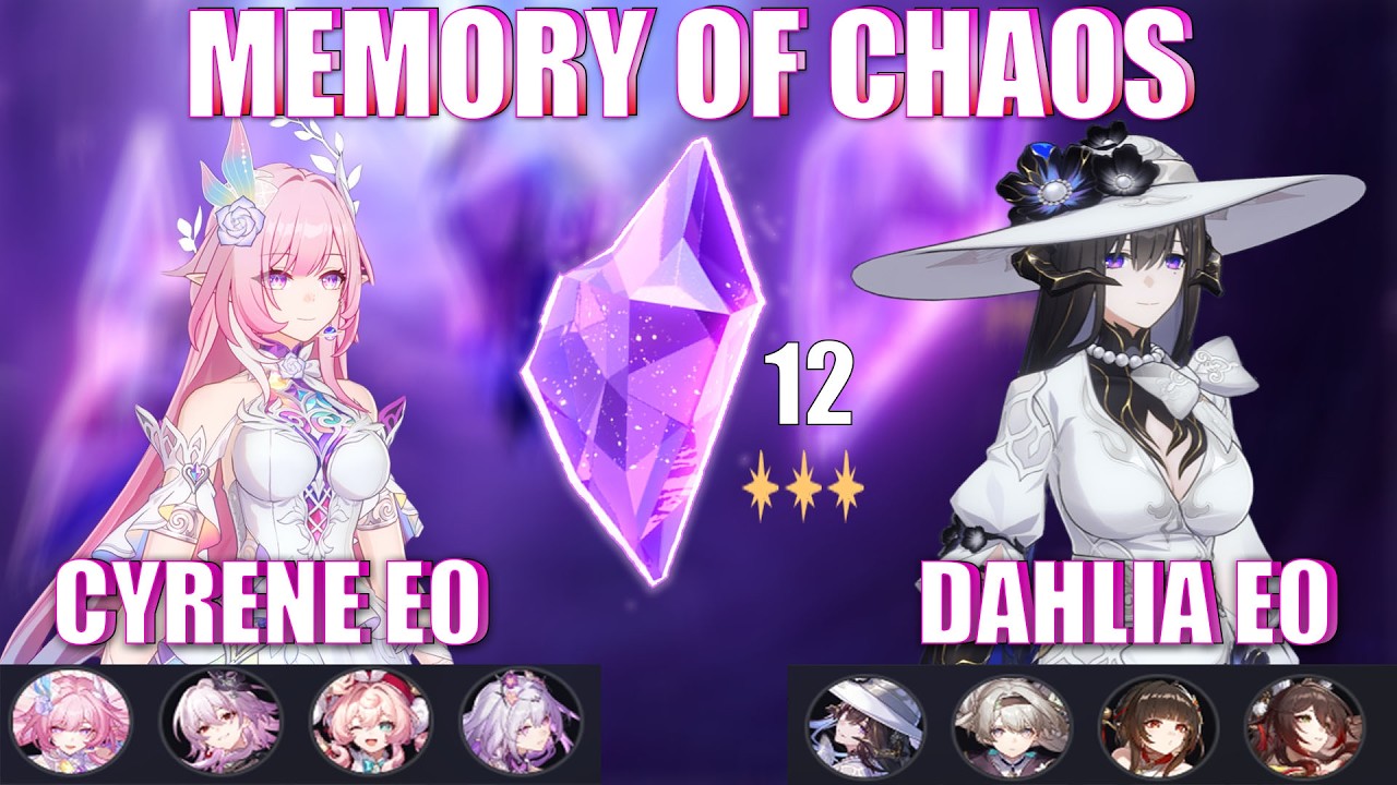 Memory of Chaos 12 - E0 Cyrene | E0 Dahlia - Honkai Star Rail 4.0