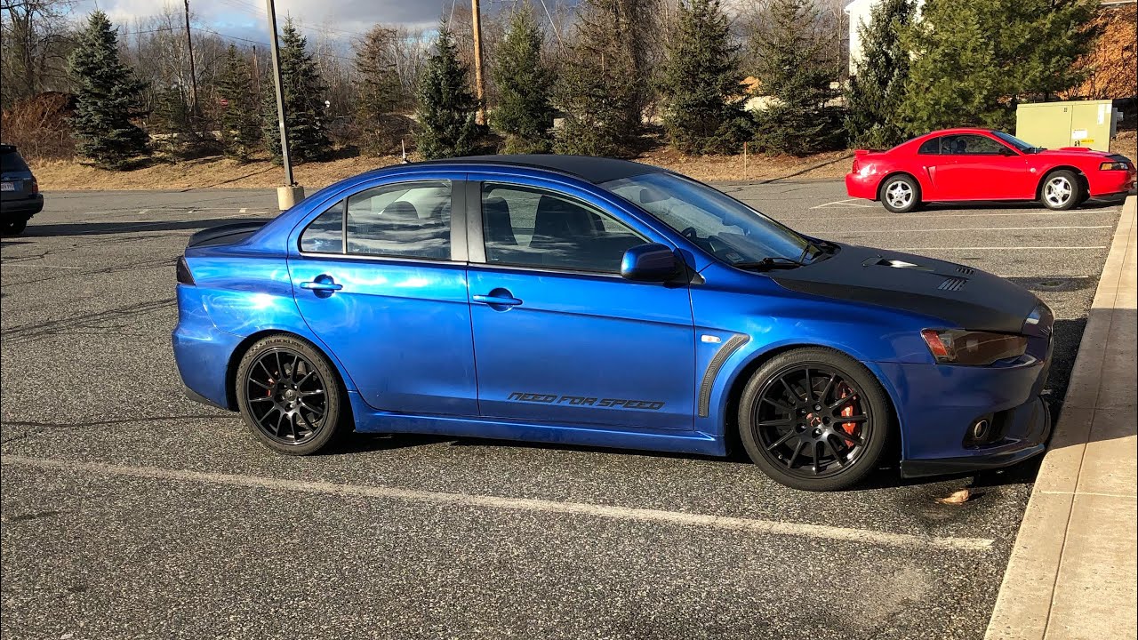 EVO X BOV Sound + Redline/2 Step!