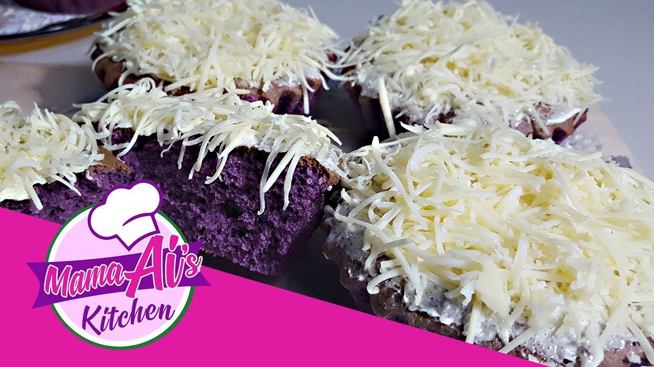 Ube Cheezy Mamon / Easy Ube Mamon