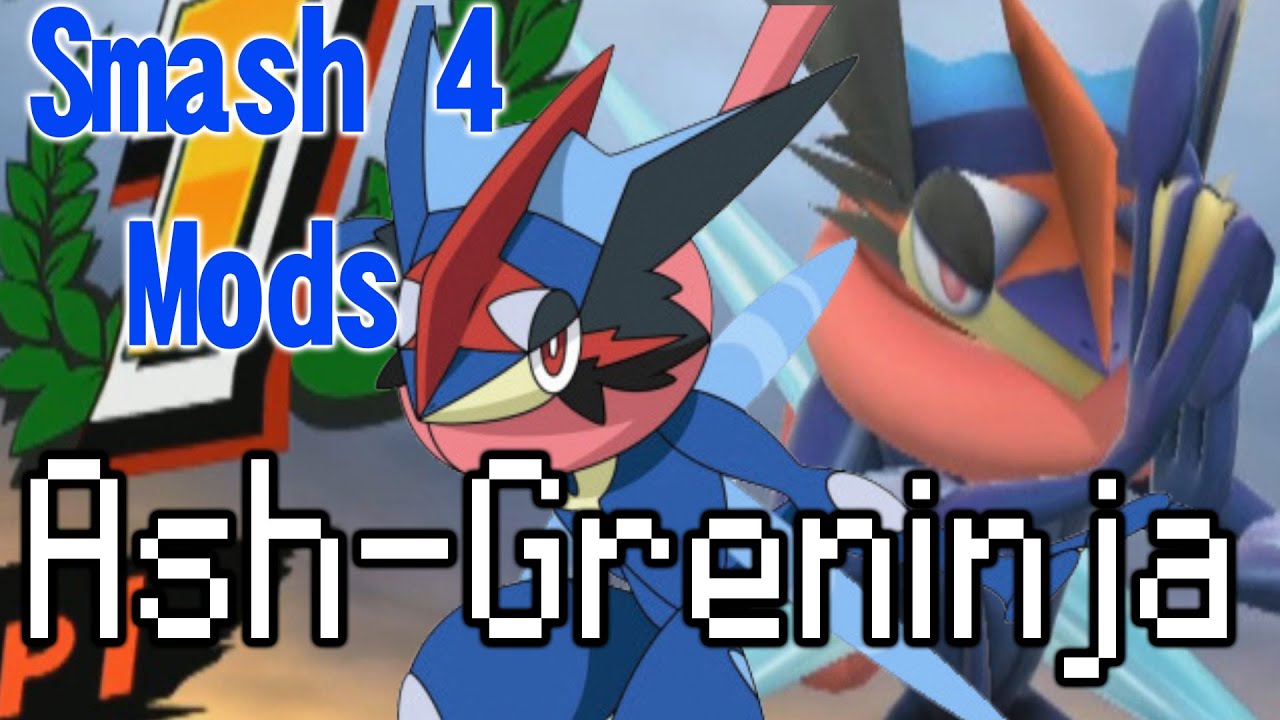 Smash Wii U Mods Showcase - Ash Greninja Skin + Space Battlefield Stage