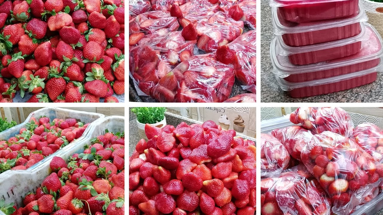 أملى بيتك بالخير 👈 واستعدى لشهر رمضان 2026🌛30كيلو من الفراوله🍓 هتوفر معاكى فى الوقت والجهد 💰