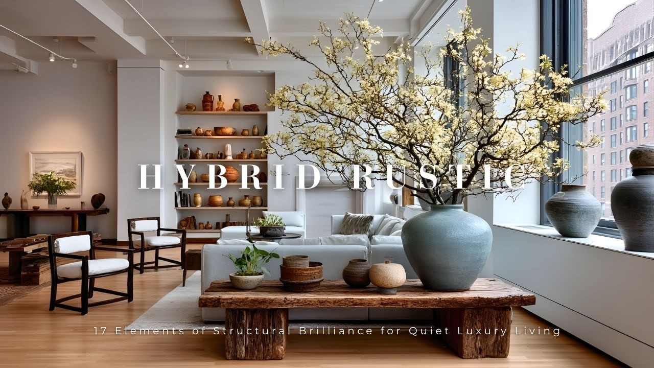 Hybrid Modern Rustic: 17 Elements of Structural Brilliance for Quiet Luxury Living