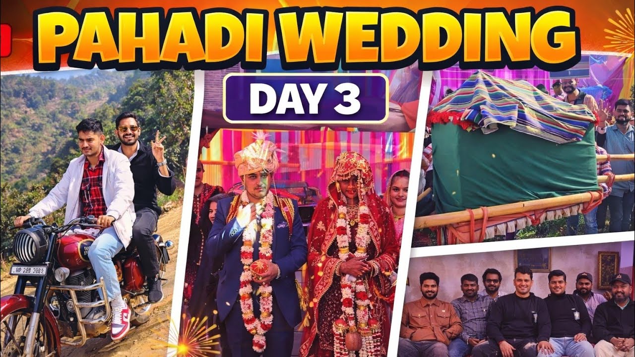 Pahadi Wedding Day 3 ❤️ | Baraat , Bidaai & Emotional Moments | Himachali Wedding Vlog