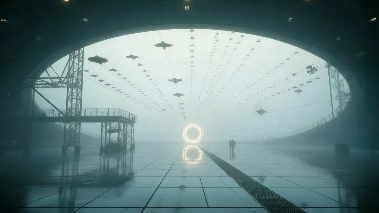 Coding Background Ambience - Gateway of the Pale Swarm (Dark Industrial Sci-Fi Soundscape)