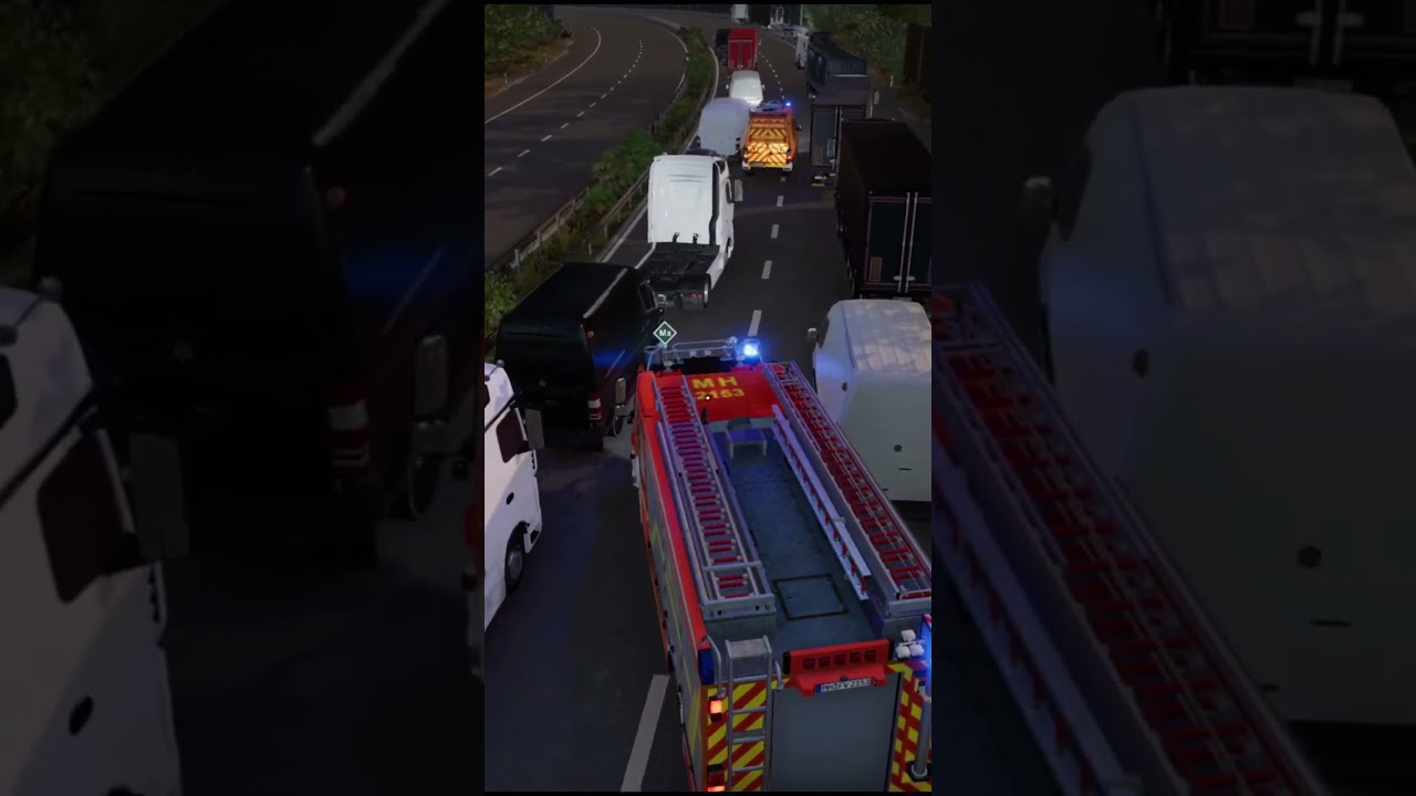 Intervento in autostrada VVF su Notruf 112! 🧑‍🚒 
