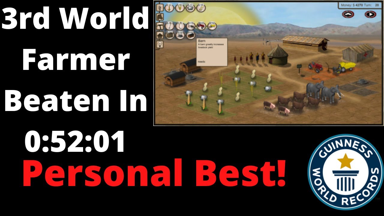 (NEW PB) 3rd World Farmer Beaten In 0:52:01