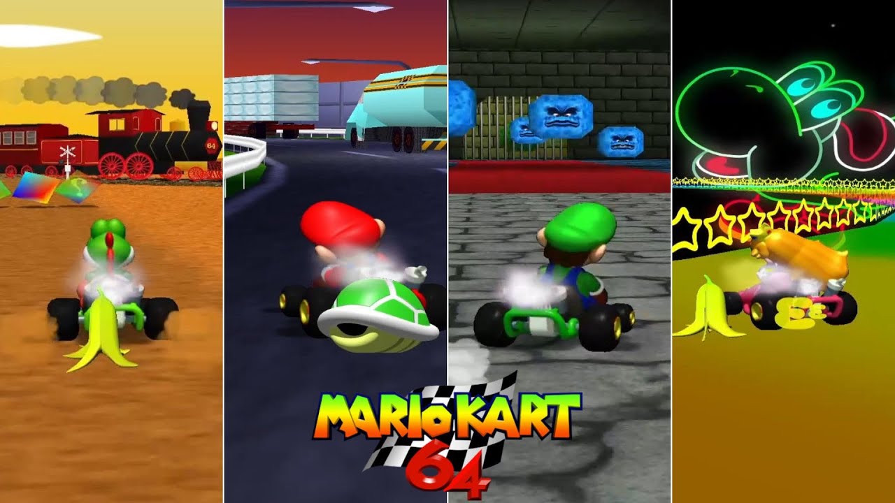 Mario Kart 64 HD // Full Gameplay Walkthrough [All 4 Cups] 150cc Longplay
