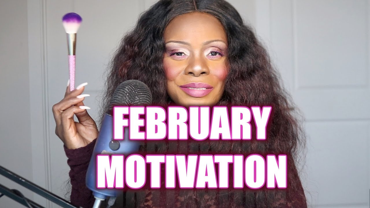 THE LOVE MONTH FEBRUARY MOTIVATION 2024 ASMR BRUSHING MIC CHEWING GUM