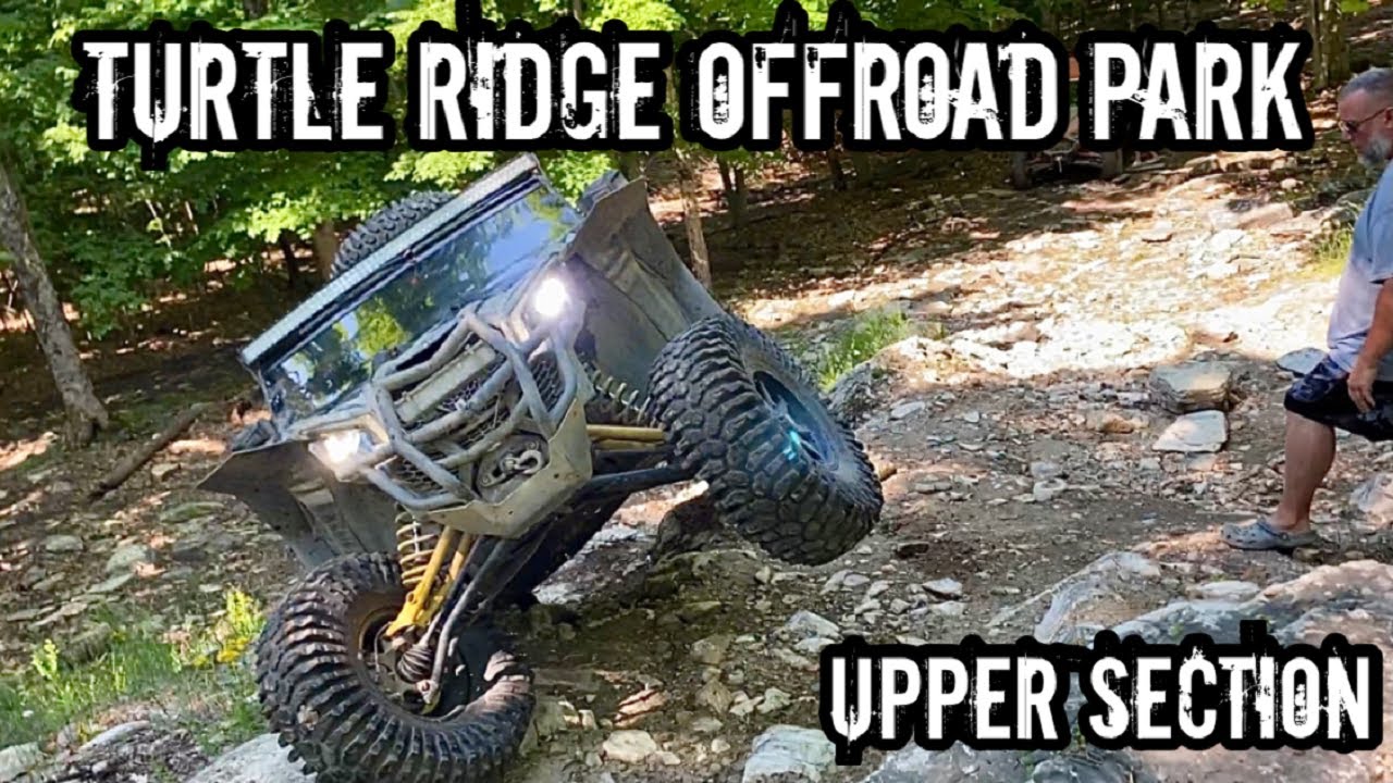 Turtle Ridge Offroad Park on Drummond Island | Upper Section | Cliff Hanger | The Ledges | Can Am X3