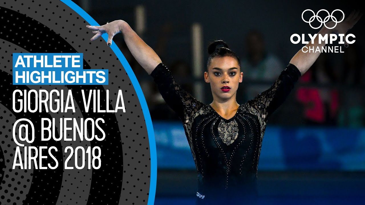 All Giorgia Villa 🇮🇹 Medal Winning Routines at the Youth Olympics | Athlete Highlights
