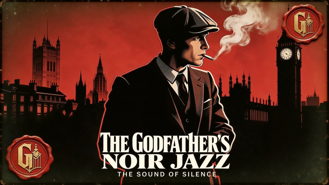 1920s Birmingham Ambience | Dark Jazz Noir for Deep Study & Late Night Strategy