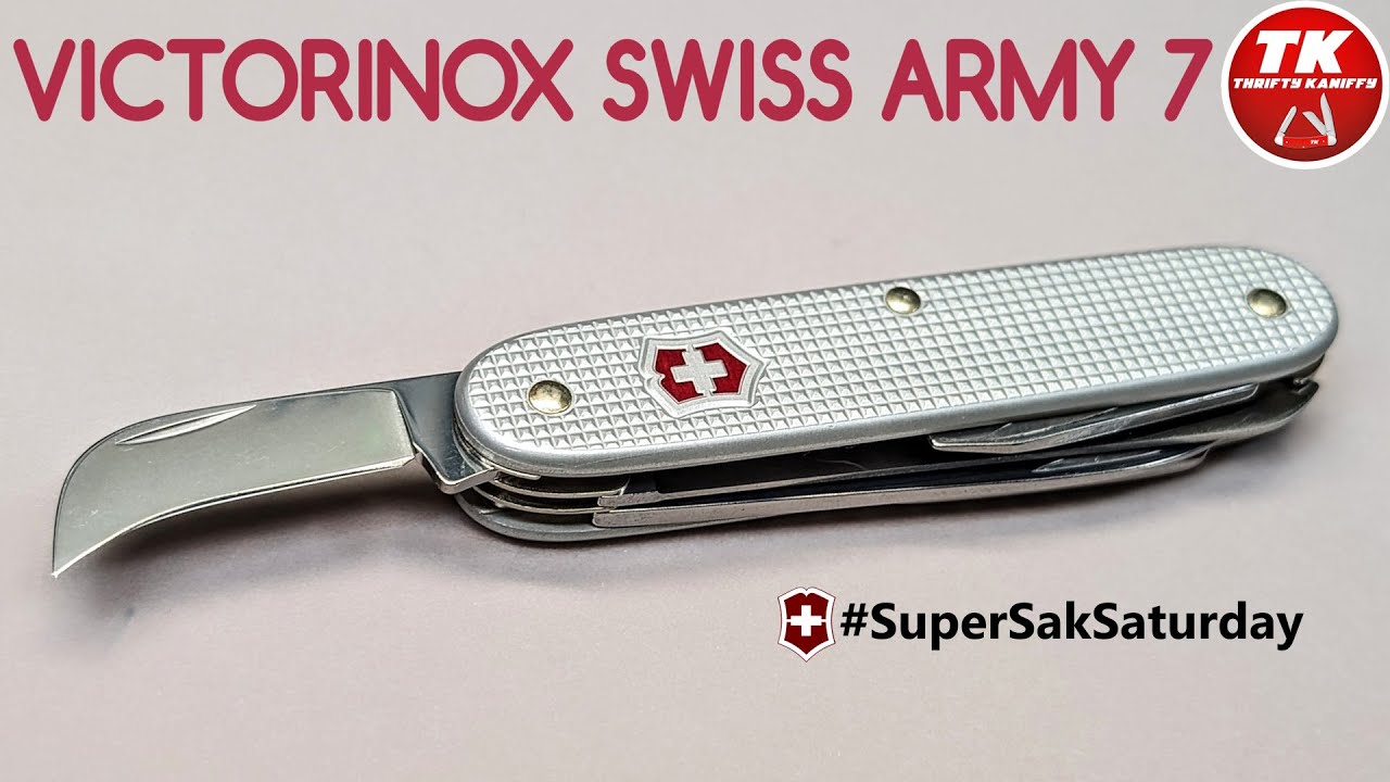 Victorinox Swiss Army 7 Alox Pocket Knife 0.8150.26 #SuperSakSaturday