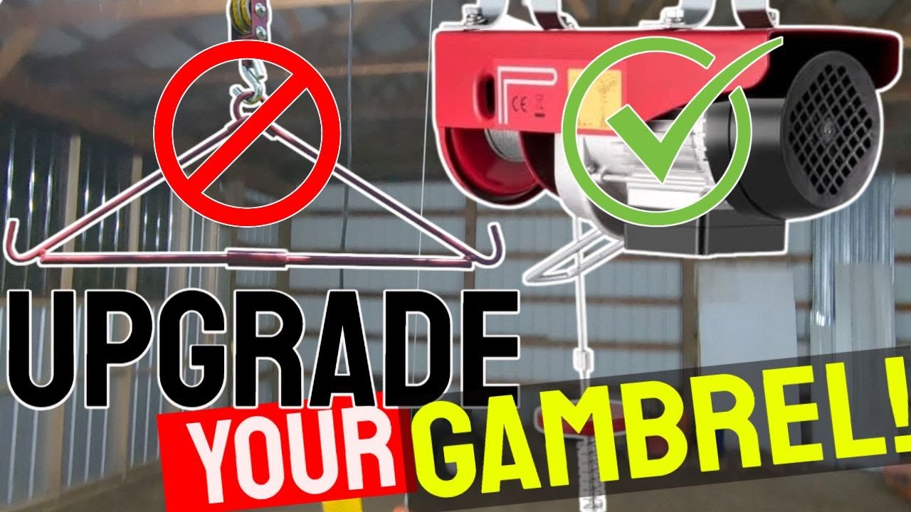 Upgrade Your Deer Gambrel! Electric Hoist Install + Rewiring