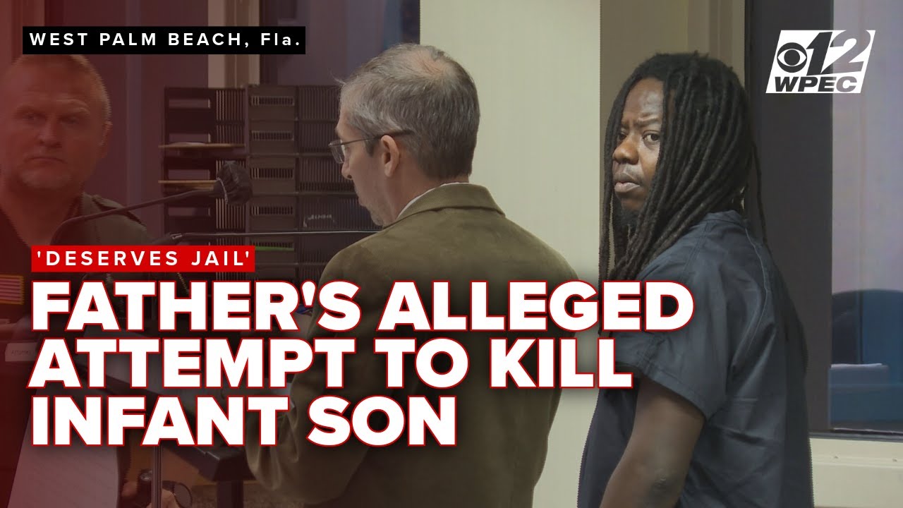 Florida father's alleged attempts to kill 2-month-old son caught on camera