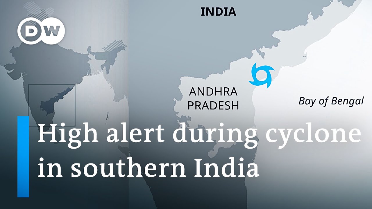 Cyclone Michaung to make landfall in southern India | DW News