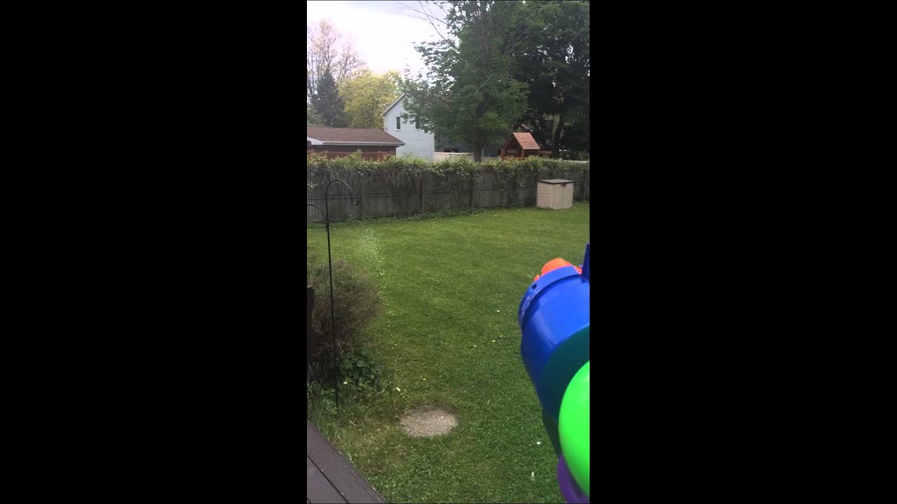 Firing 5x on Super Soaker CPS 1700