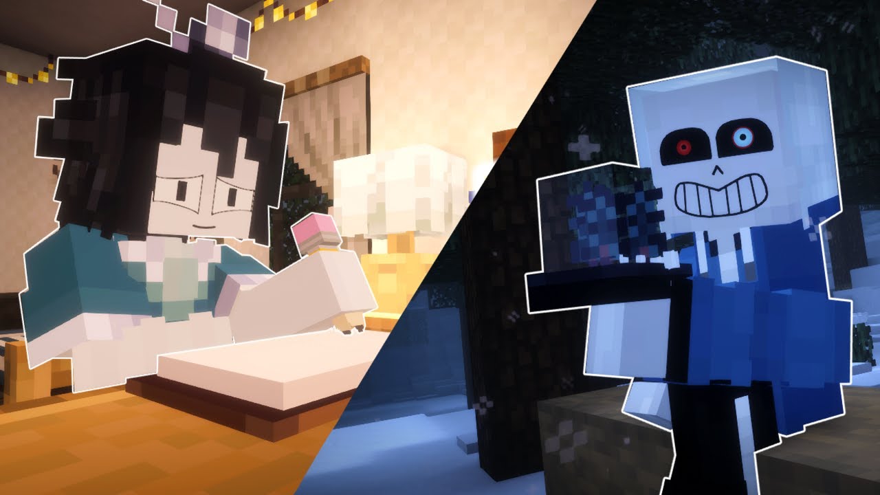 Подарок Эбби Дасттейл Сансу (анимация из Minecraft)