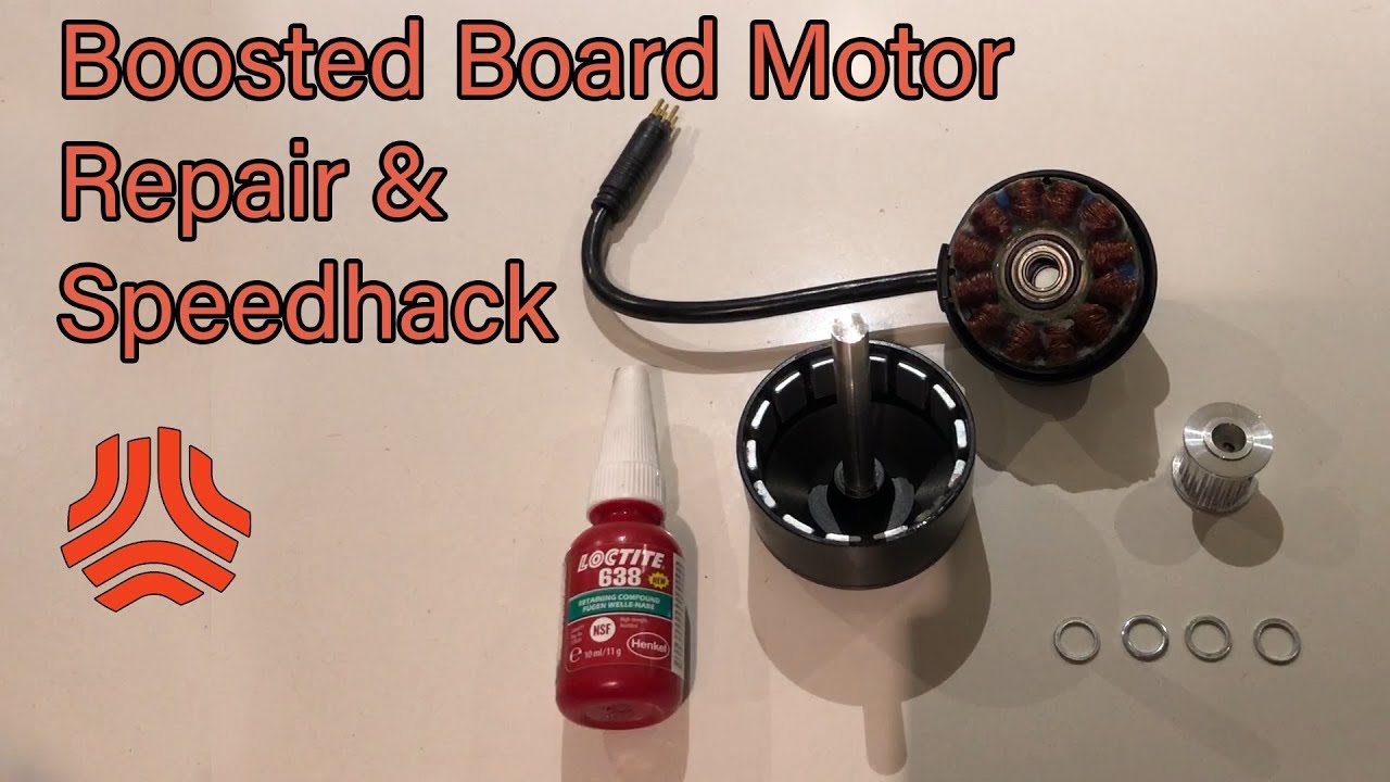 Boosted Board Brushless Motor Repair and Speedhack