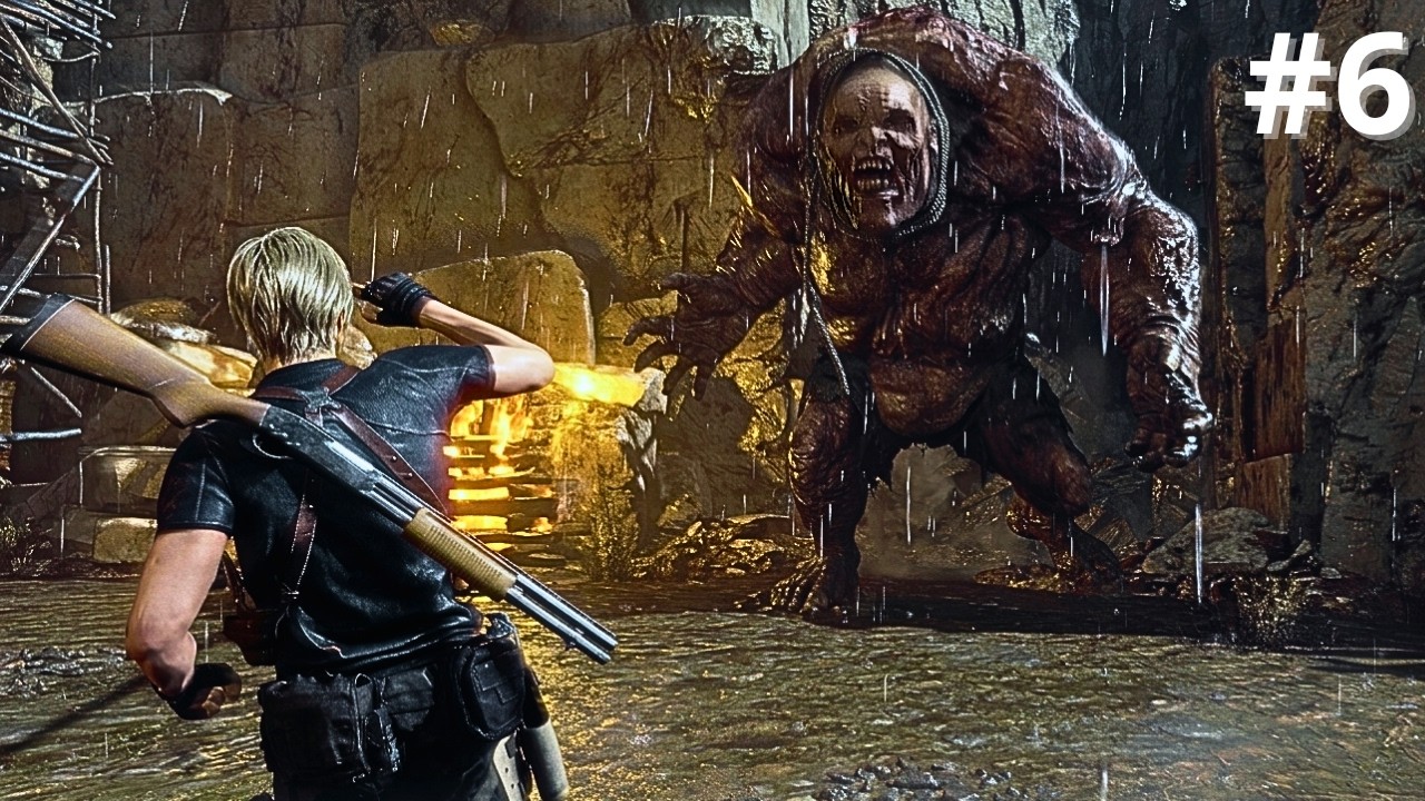 QUASE MORRI NESSE CAPÍTULO! 😱 Resident Evil 4 Remake ep 06