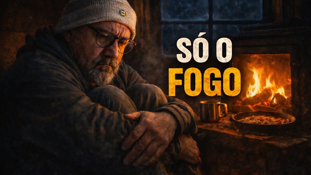 Sem eletricidade. Sem gás. Só o fogo… e o frio lá fora.