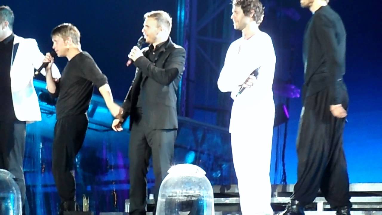Take That Progress Tour Wembley 5th July 2011 Howard swearing /Take that and Party/ Do what you like