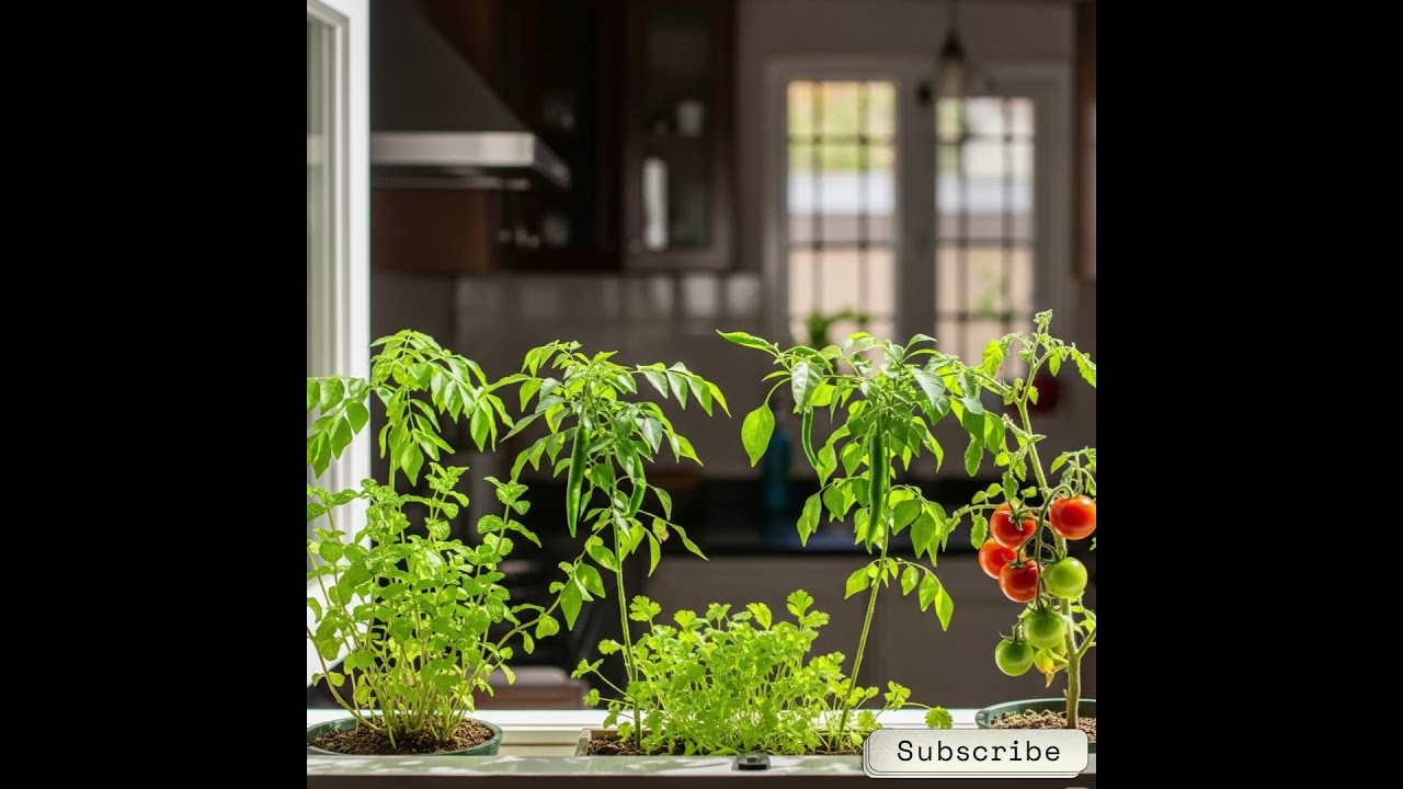 Growing Herbs in My Kitchen | Coriander, Curry Leaves, Tomatoes & More